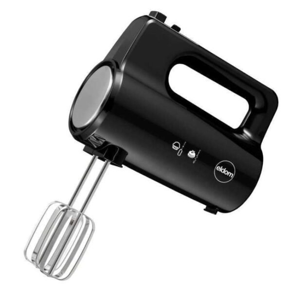ELDOM FOOD PROBOT R120 MIXO 400W, BLACK, 5 SPEEDS, WHIPPING AND MIXING, TURBO BUTTON, ACCESSORIES CONTAINER