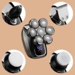 ELDOM G61 5W 7-BLADE SHAVING RAZOR, 60 MIN. RUN TIME + TRIMMER + HAIRDRYER ATTACHMENTS IPX6 - Image 2