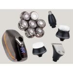 ELDOM G61 5W 7-BLADE SHAVING RAZOR, 60 MIN. RUN TIME + TRIMMER + HAIRDRYER ATTACHMENTS IPX6 - Image 3