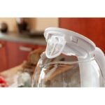 ELDOM GLASS CORDLESS KETTLE C420 KETTY 1850-2200W 1.7L NET FILTER ILLUMINATED TANK, HOT PLATE - Image 5