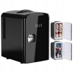ELLE Home ESDAF101BKEU 4L Black Mini Fridge
