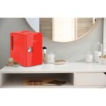 ELLE Home ESDAF101RDEU 4L red mini fridge - Image 2