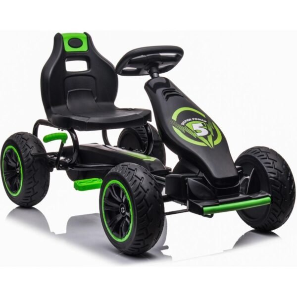ENERO 18 PEDAL GO-KART BLACK AND GREEN