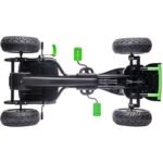 ENERO 18 PEDAL GO-KART BLACK AND GREEN - Image 3