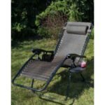 FOLDABLE GARDEN CHAIR MULTIFUNCTIONAL 175X52/65X107CMY BROWN - Image 5