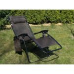 FOLDABLE GARDEN CHAIR MULTIFUNCTIONAL 175X52/65X107CMY BROWN - Image 6