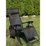 FOLDABLE GARDEN CHAIR MULTIFUNCTIONAL 175X52/65X107CMY BROWN - Image 7