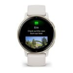 Garmin Vivoactive 5 42mm Cream Gold Watch - Image 2