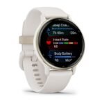 Garmin Vivoactive 5 42mm Cream Gold Watch - Image 3
