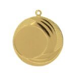Gold medal with space for an emblem, 25 mm, steel - Image 2