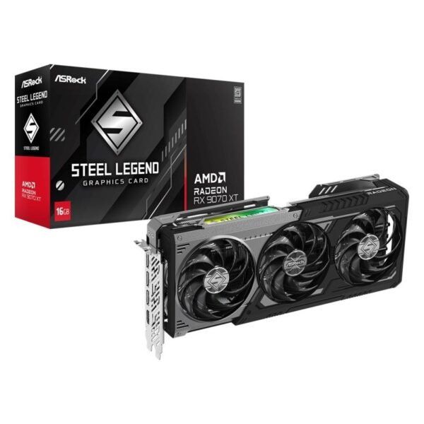 graphics card Asrock RX9070XT Steel Legend Dark 16GB
