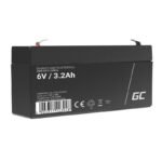 GREEN CELL GEL BATTERY AGM14 6V 3.2AH