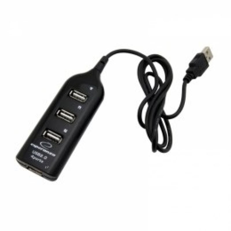 lupin-wear-ca-hub-esperanza-ea116-4x-usb-2-0-black-2328646 Hub Esperanza EA116 (4x USB 2.0; black) - Image 1