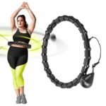 Hula Hop Set HHW11 BLACK with studs and weight + BR163 BLACK PLUS SIZE HMS belt - Image 3