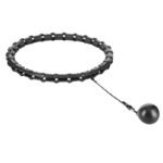 Hula Hop Set HHW11 BLACK with studs and weight + BR163 BLACK PLUS SIZE HMS belt - Image 7