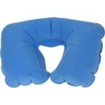 INFLATABLE TRAVEL PILLOW HEADREST BLUE
