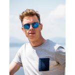 JULBO Creek Polarized 3Cf Gray Translu / Blue Metal glasses - Image 3
