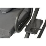 KASIA GARDEN AND BALCONY SWING 3-SEATER GRAY - Image 4