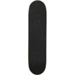 KID BLACK WHITE WOODEN SKATEBOARD BEST SPORTING - Image 7