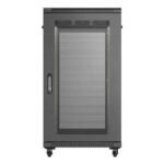 Lanberg FF01-6022-23B 22U Rack Freestanding Rack Black - Image 2
