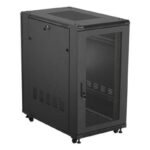 Lanberg FF01-6022-23B 22U Rack Freestanding Rack Black - Image 3
