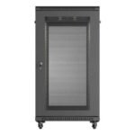 Lanberg FF01-6022-23B 22U Rack Freestanding Rack Black - Image 6