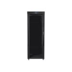LANBERG FLOOR RACK CABINET 19" 42U 800X1000 GLASS DOOR LCD BLACK FF01-8042-12BL (FLAT PACK) - Image 2