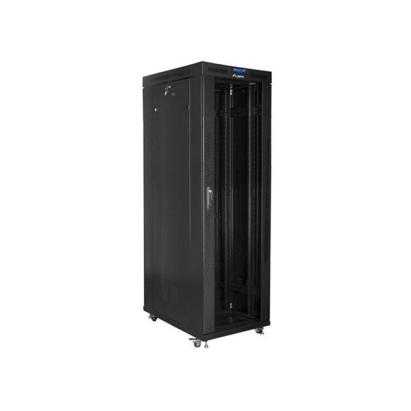 lupin-wear-ca-lanberg-floor-rack-cabinet-19-42u-800x1000-glass-door-lcd-black-ff01-8042-12bl-flat-pack-3253597 LANBERG FLOOR RACK CABINET 19" 42U 800X1000 GLASS DOOR LCD BLACK FF01-8042-12BL (FLAT PACK) - Image 1
