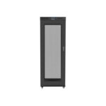 LANBERG FLOOR RACK CABINET 19" 42U 800X1000 PERFORATED DOOR LCD BLACK FF01-8042-23BL (FLAT PACK) - Image 3