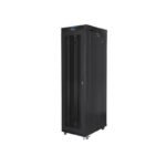 LANBERG FLOOR RACK CABINET 19" 47U 800X1000 PERFORATED DOORS BLACK FF01-8047-23BL - Image 3