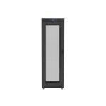 LANBERG FLOOR RACK CABINET 19" 47U 800X1000 PERFORATED DOORS BLACK FF01-8047-23BL - Image 4