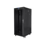 LANBERG LCD FLOOR RACK CABINET 19" 27U 800X1200 BLACK GLASS DOOR (FLAT PACK)