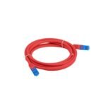 LANBERG PATCHCORD S/FTP CAT.6A 1M RED LSZH CCA (FLUKE PASSED) PCF6A-10CC-0100-R - Image 2