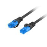 LANBERG PATCHCORD S/FTP CAT.6A 2M BLACK LSZH CCA (FLUKE PASSED) PCF6A-10CC-0200-BK - Image 2
