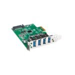 LANBERG PCI-E X1 CARD - 4X USB-A 3.1 GEN1 FOLLOW LOW PROFILE PCE-US3-004 - Image 5