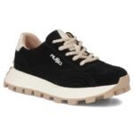 Leather platform sneakers black Filippo DP7498