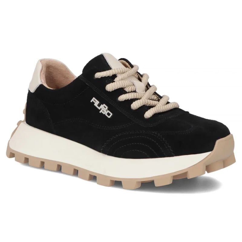 lupin-wear-ca-leather-platform-sneakers-black-filippo-dp7498-3038229 Leather platform sneakers black Filippo DP7498 - Image 1