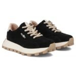 Leather platform sneakers black Filippo DP7498 - Image 5