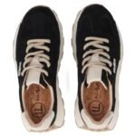 Leather platform sneakers black Filippo DP7498 - Image 6