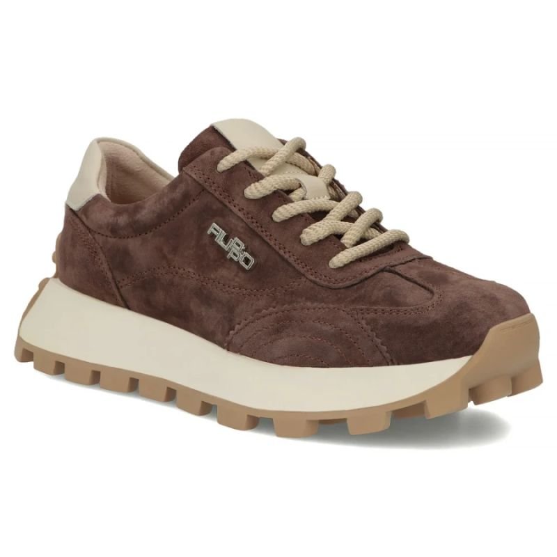lupin-wear-ca-leather-platform-sneakers-brown-filippo-dp7498-3038225 Leather platform sneakers brown Filippo DP7498 - Image 1