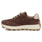 Leather platform sneakers brown Filippo DP7498 - Image 4