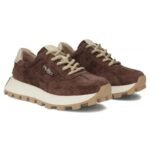 Leather platform sneakers brown Filippo DP7498 - Image 5