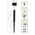 LED SOLAR LAMP O4.7x30.5cm PLASTIC SET 10 PCS - Image 7