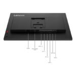 Lenovo ThinkVision T24D-40 Computer Monitor 60.5 cm (23.8") 1920 x 1080 px Full HD LCD Black - Image 7