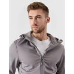 Mens 4F softshell jacket with 5,000 windproof membrane NOSH4SFM001B-25S - Image 4