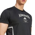 Mens adidas Designed for Training Legacy Heritage Tee Black KA5284 - Image 4