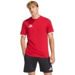 Mens adidas Entrada 26 Tee red JZ6676
