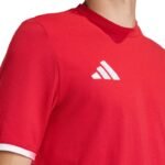 Mens adidas Entrada 26 Tee red JZ6676 - Image 4