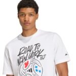 Mens adidas FIFA World Cup 26™ Road to NYNJ Graphic T-Shirt White KB2535 - Image 4