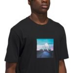 Mens adidas Summer Heat Graphic T-shirt black KC9244 - Image 4